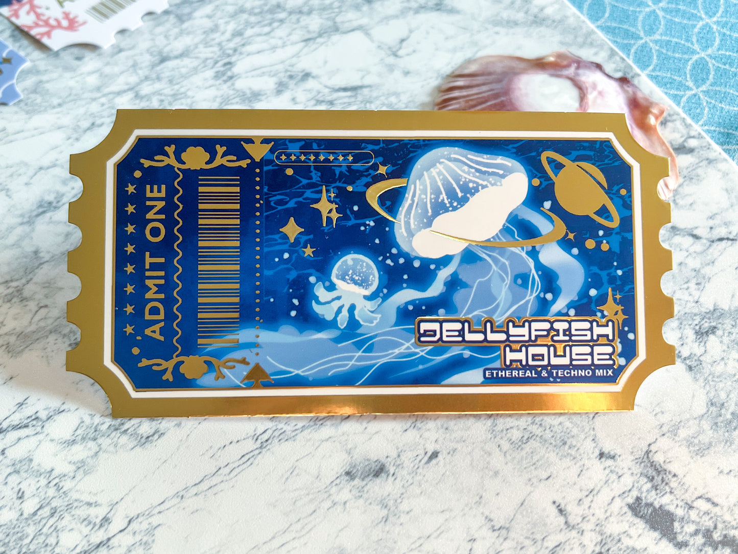 Salt Water Ticket Postcard
