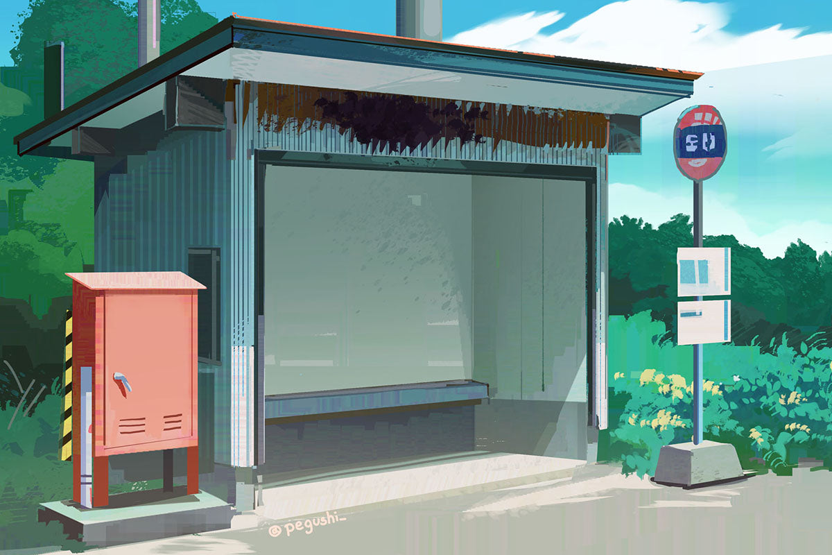 Bus Station Postcard (6-pack)