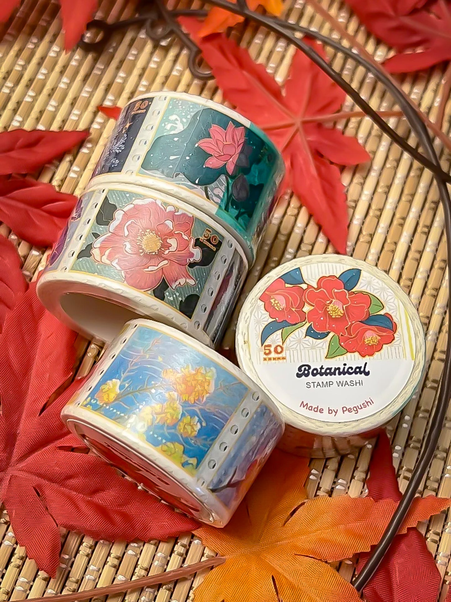 Botanical Stamp Washi Tape