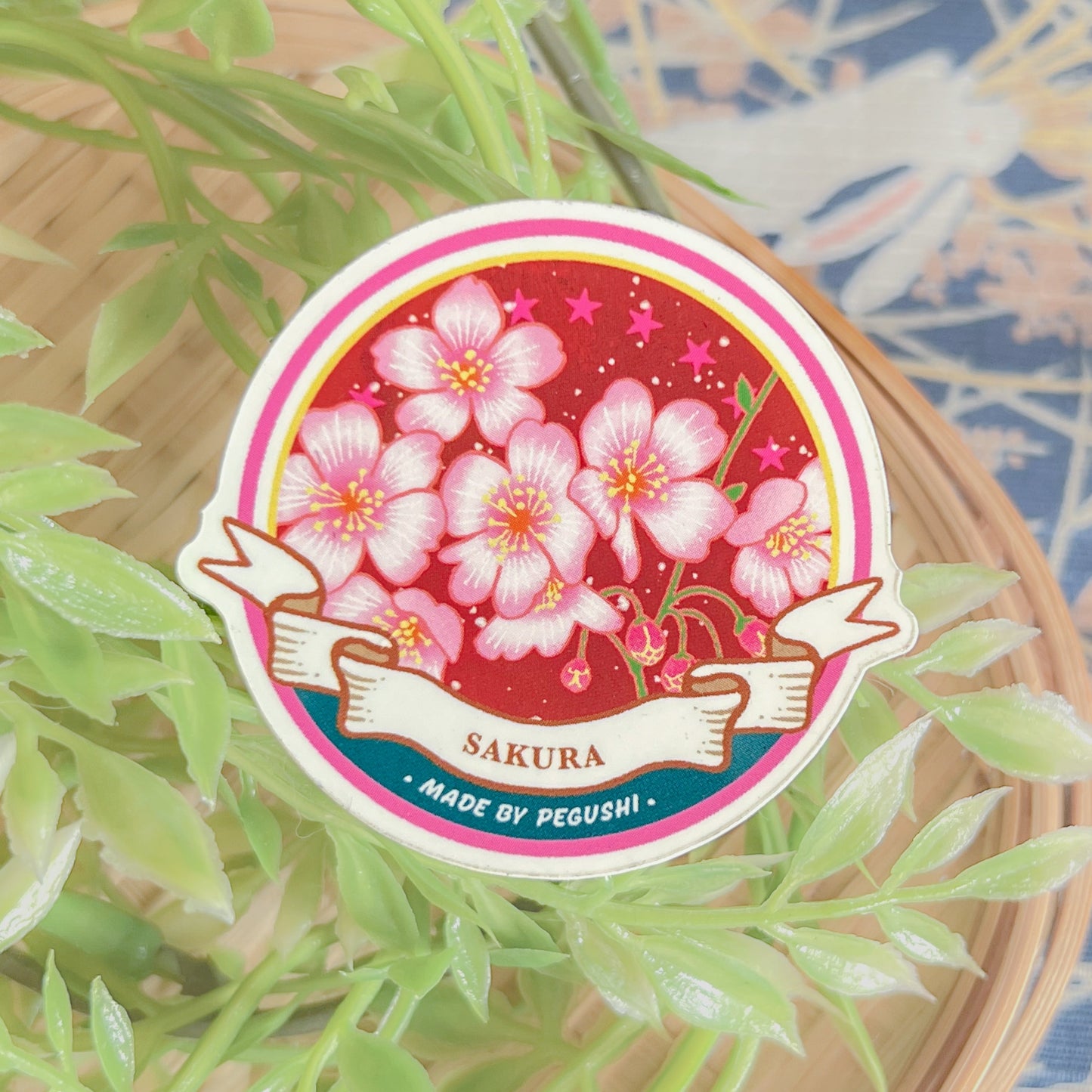 Sakura Sticker (6-pack)