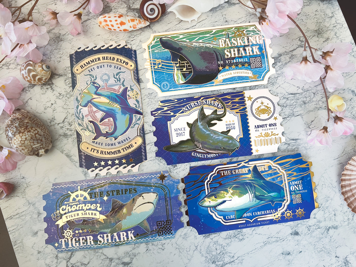 Sharks Ticket Postcard (6-Pack)