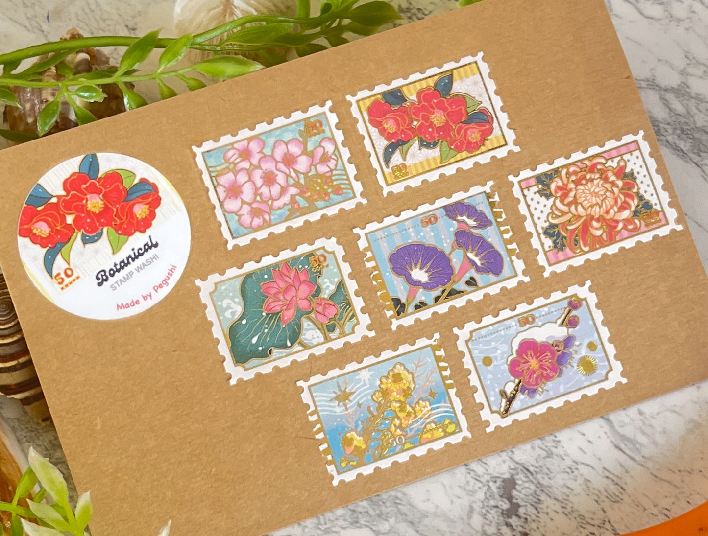 Botanical Stamp Washi Tape