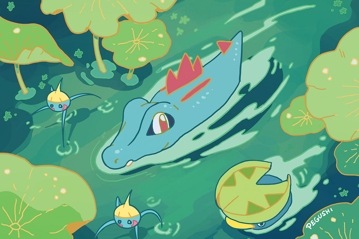 Totodile Print