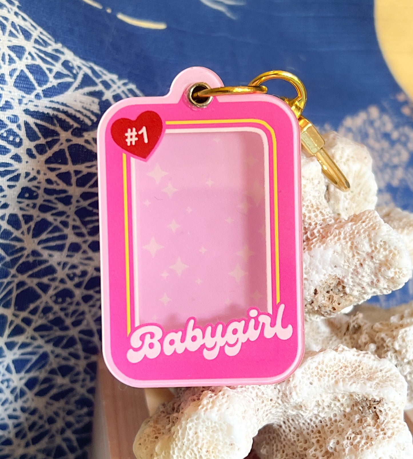 Empty Babygirl Shaker Charm