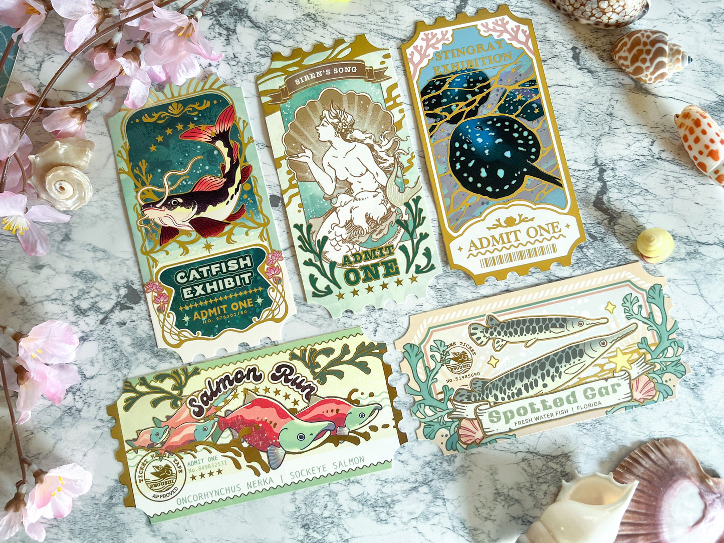 Fresh Water Ticket Postcard (6-Pack)