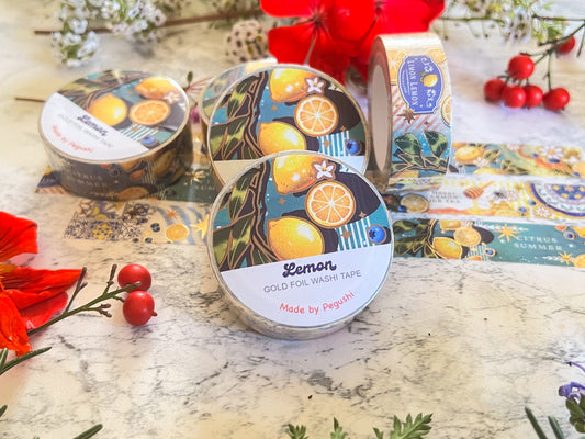 Lemon Washi (6-pack)
