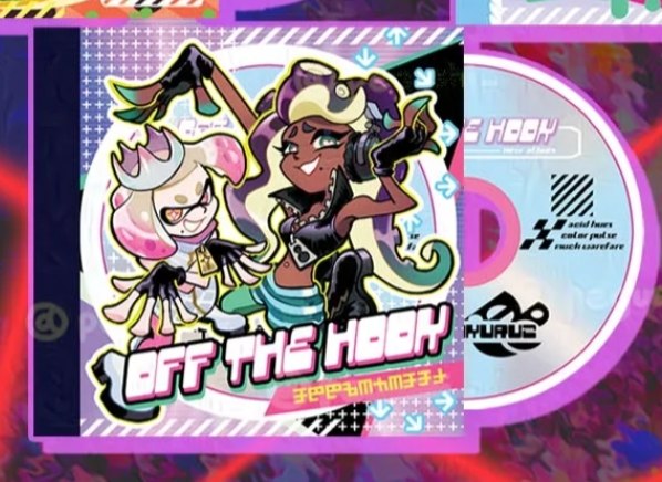 Off The Hook Splatoon CD Charm