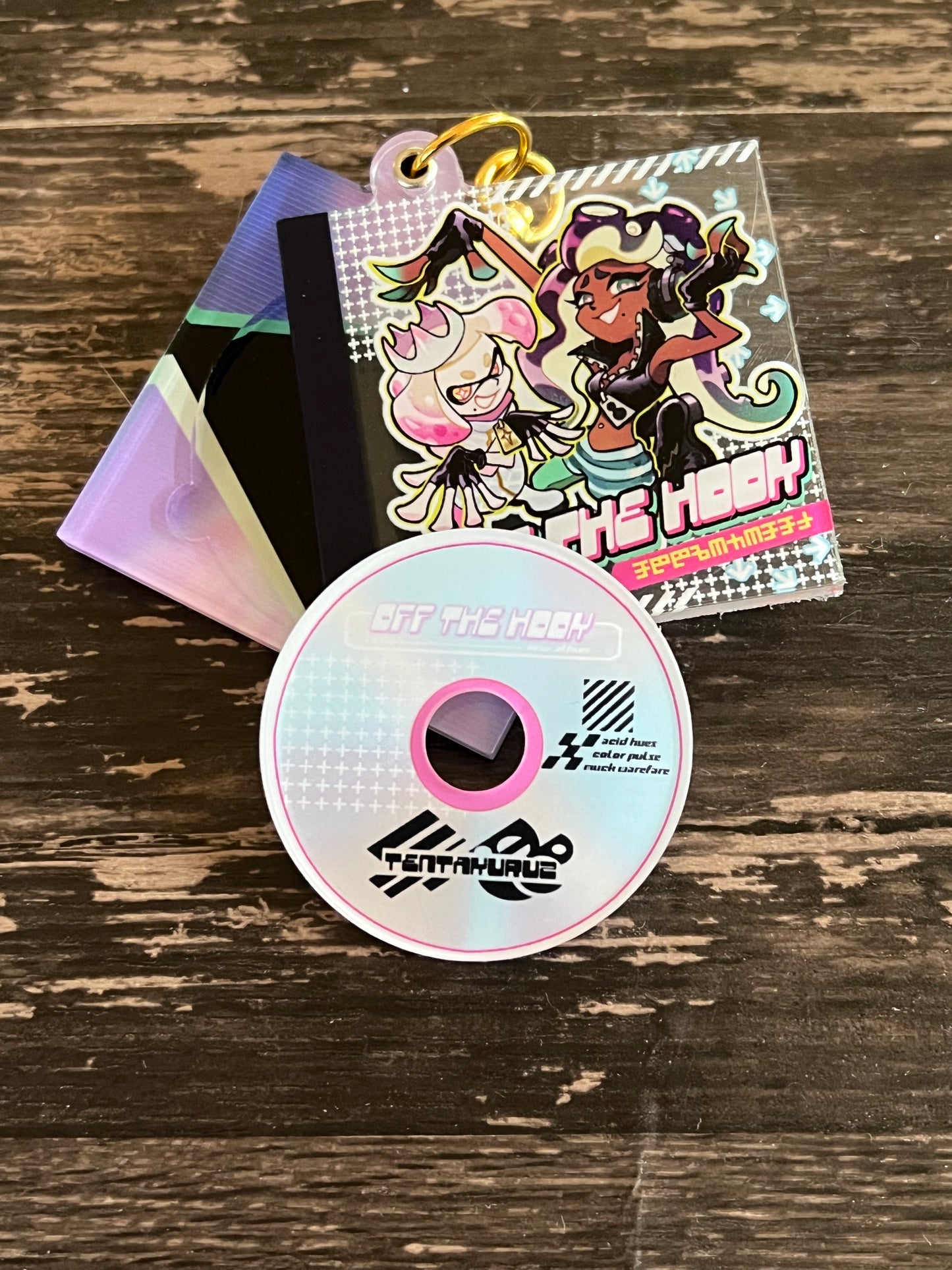 Off The Hook Splatoon CD Charm