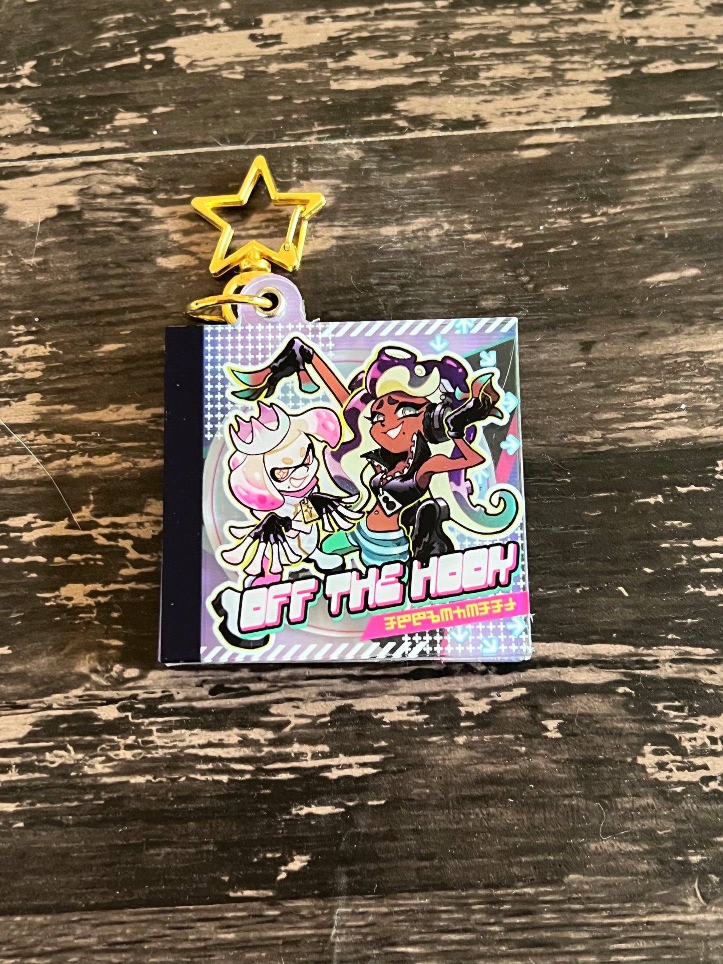 Off The Hook Splatoon CD Charm