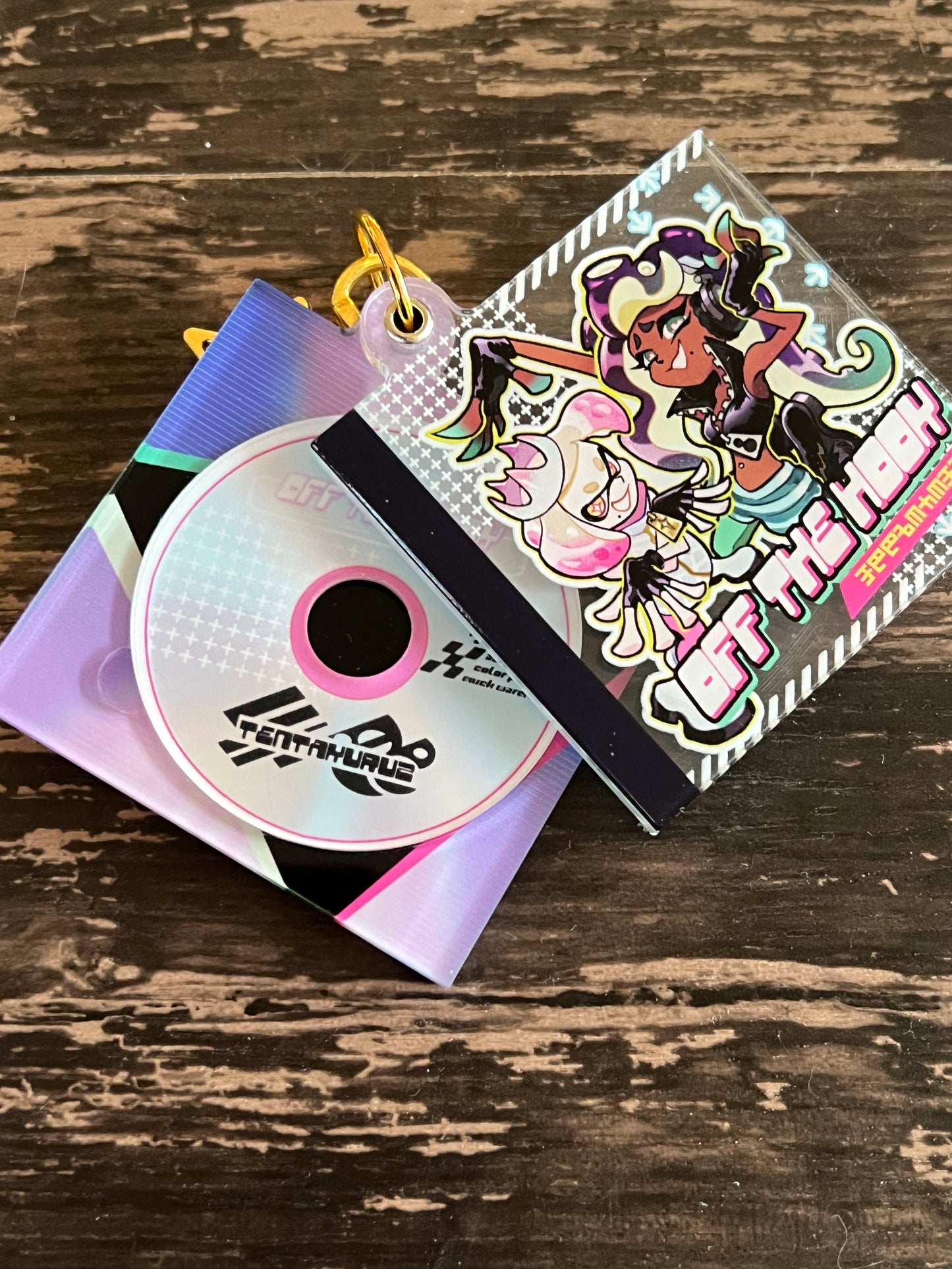 Off The Hook Splatoon CD Charm