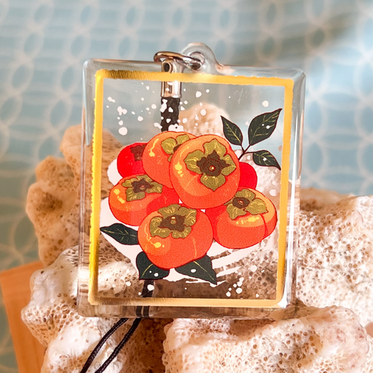 Persimmon Gold Foil Charm (6-pack)