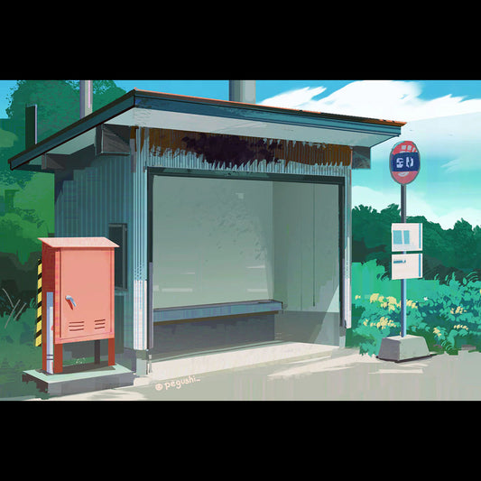 Bus Station Postcard (6-pack)