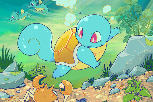 Squirtle Print