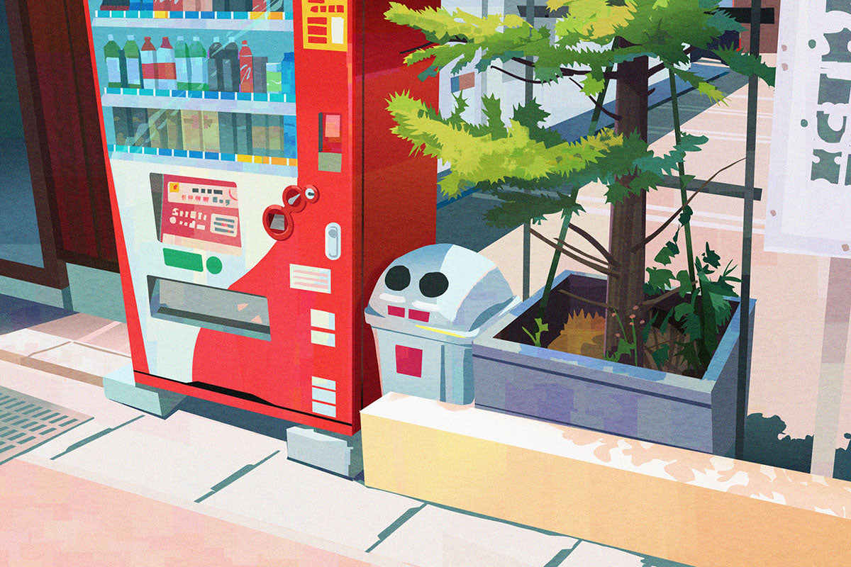 Vending Machine Postcard