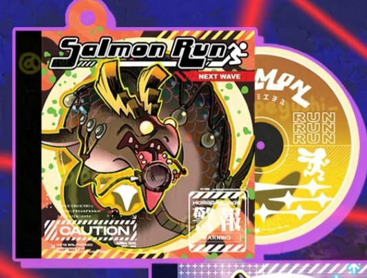 Salmon Run Splatoon CD Charm