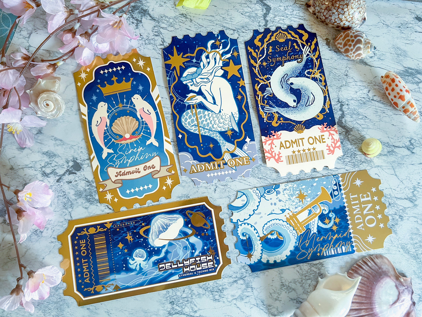 Salt Water Ticket Postcard (6-Pack)