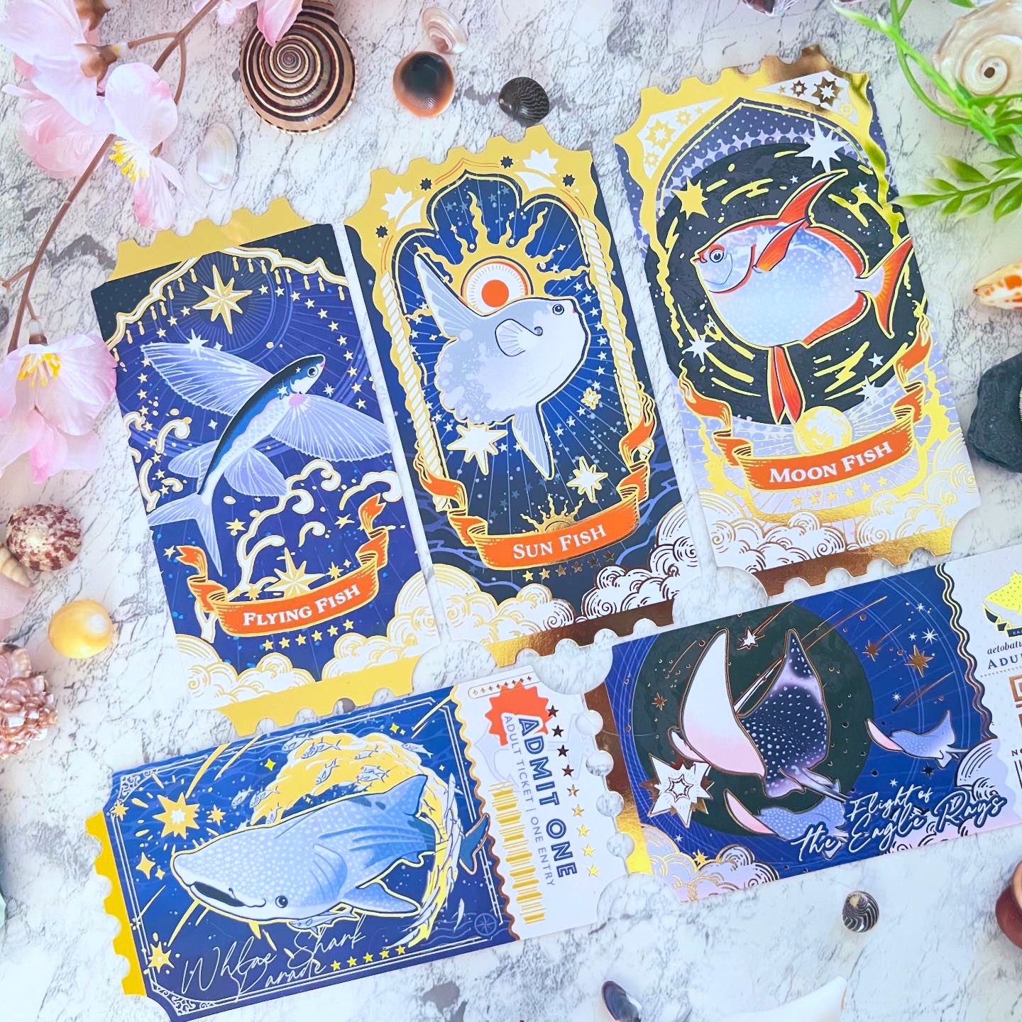 Salt Water Vol.2 Ticket Postcard